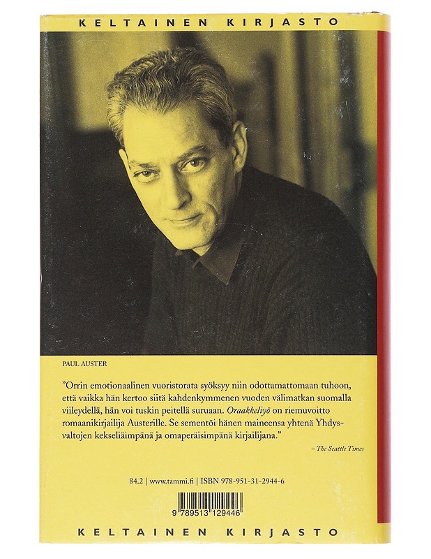 Oraakkeliyö - Auster, Paul - Romaanit ja novellit - 10105518437 - 1
