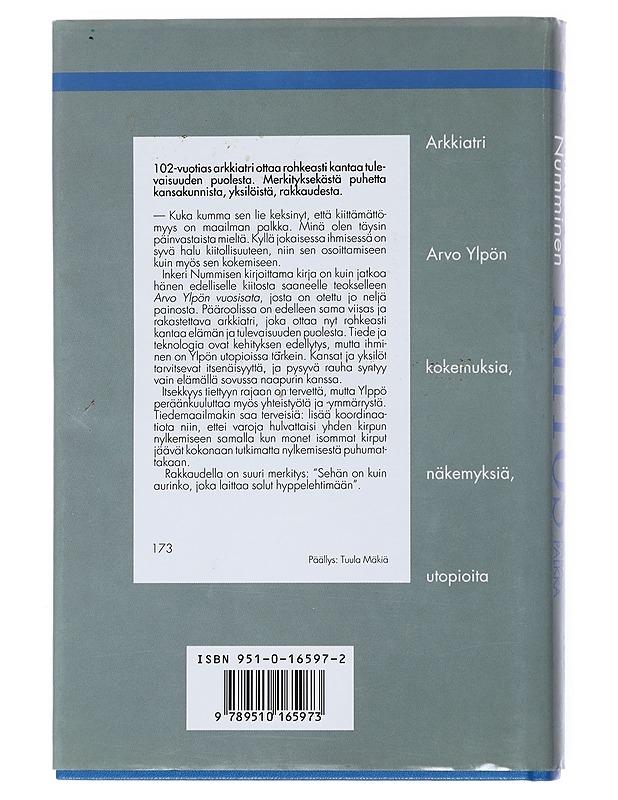 Kiitos on paras palkka : arkkiatri Arvo Ylpön kokemuksia, näkemyksiä, utopioita - Ylppö, Arvo - Elämäkerrat ja muistelmat - 10105518555 - 1
