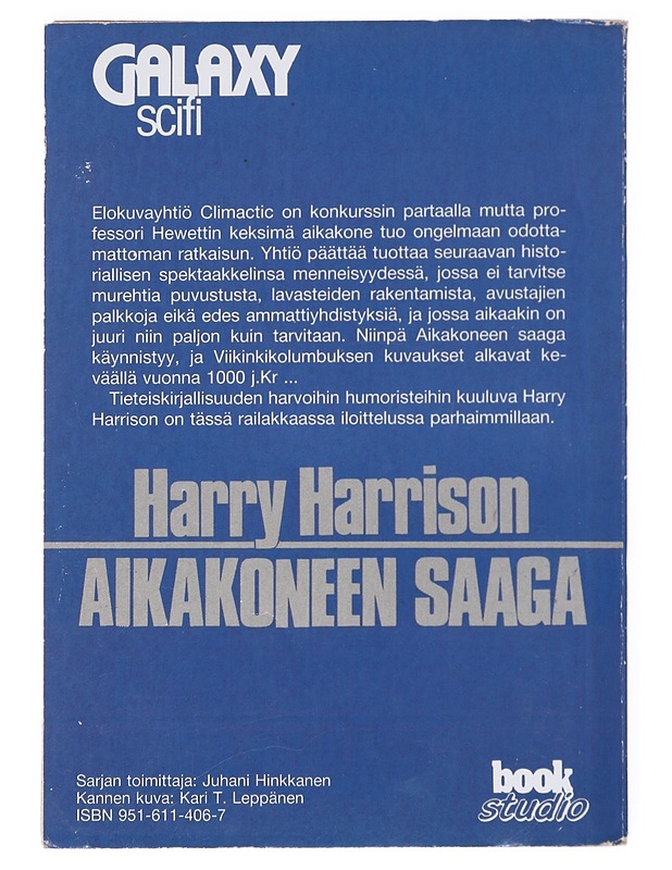 Aikakoneen saaga - Harrison, Harry - Fantasia- ja scifi - 10105518558 - 1