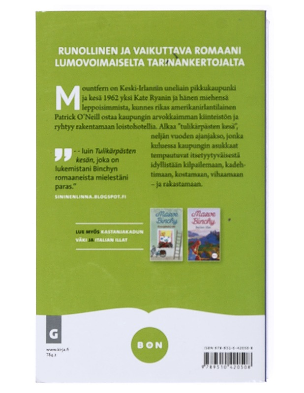 Tulikärpästen kesä - Binchy, Maeve - Romaanit ja novellit - 10105518564 - 1