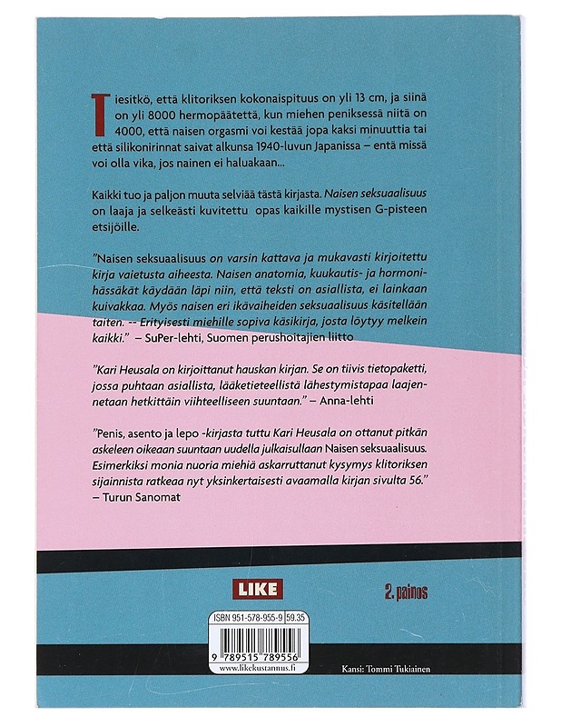 Naisen seksuaalisuus - Kari Heusala - Tietokirjat ja oppaat - 10105518579 - 1