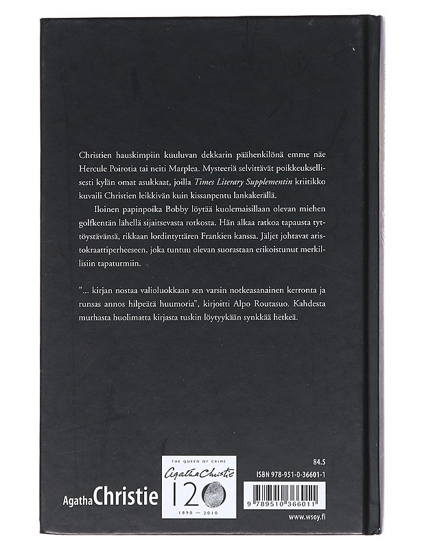 Askel tyhjyyteen - Christie, Agatha - Jännitys ja dekkarit - 10105518587 - 1