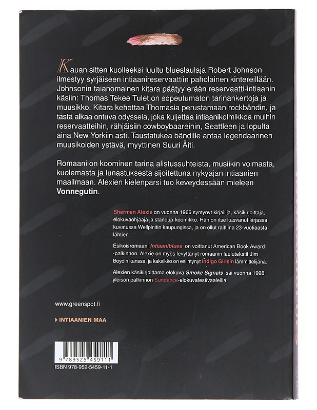 Intiaaniblues - Alexie, Sherman - Romaanit ja novellit - 10105518592 - 1