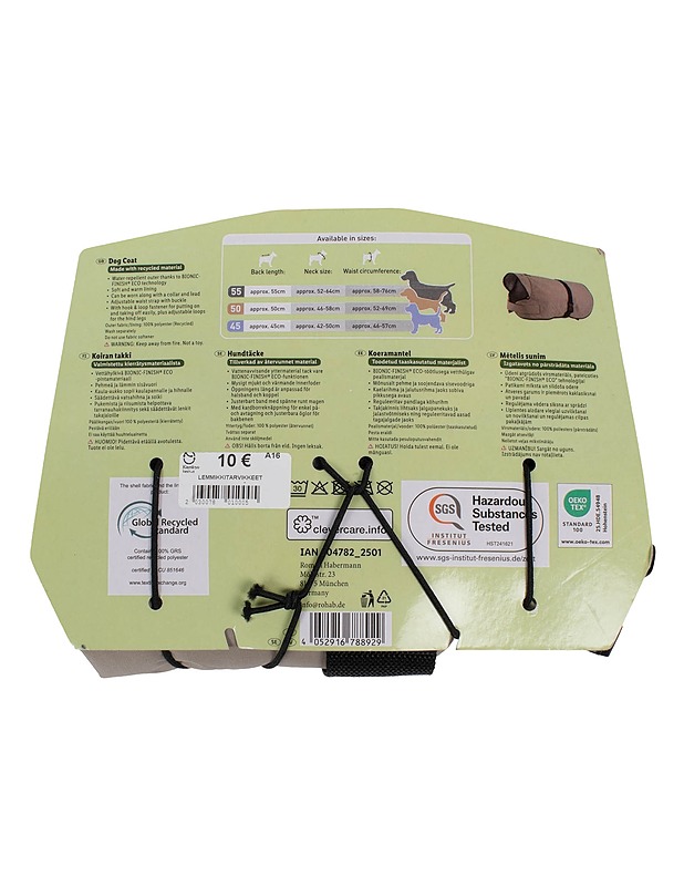 ZOOFARI koiran takki, 50 - Lemmikkitarvikkeet - 10105518665 - 1