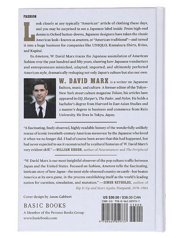 Ametora: How Japan Saved American Style -  Marx, W. David - Tietokirjat ja oppaat - 10105518676 - 1