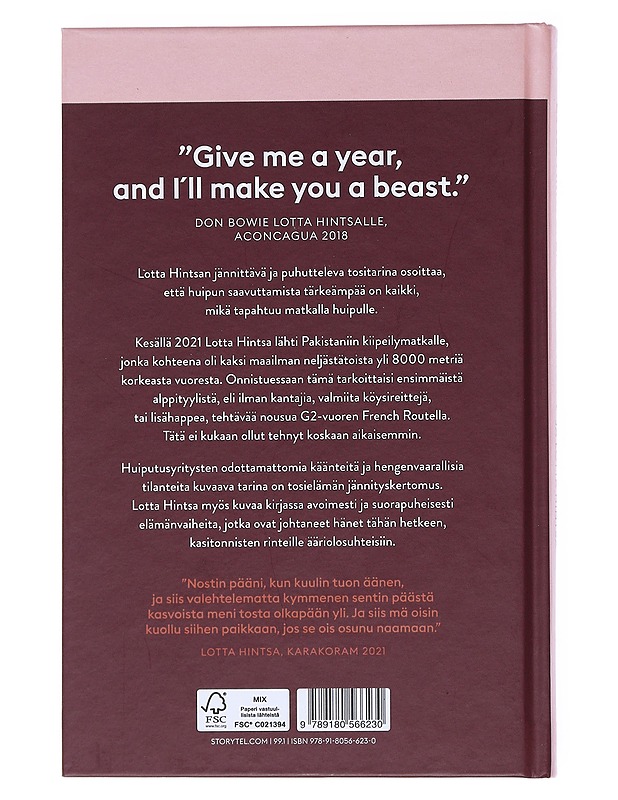 Lotta Hintsa : elämäni vuoret - Hintsa, Lotta - Elämäkerrat ja muistelmat - 10105518678 - 1