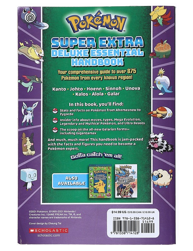 Pokémon : super extra deluxe essential handbook : the need-to-know stats and facts on over 875 characters - Lastenkirjat - 10105518710 - 1