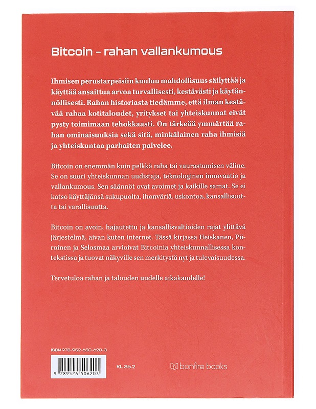 Bitcoin : rahan vallankumous - Heiskanen, Toni - Tietokirjat ja oppaat - 10105518734 - 1