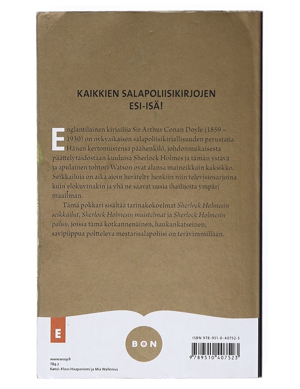 Sherlock Holmesin seikkailut - Doyle, Arthur Conan - Jännitys ja dekkarit - 10105518730 - 1