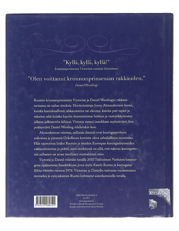 Victoria & Daniel : rakkaustarina - Alexandersson, Jenny - Elämäkerrat ja muistelmat - 10105518736 - 1