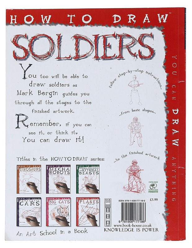 How to draw soldiers - Bergin, Mark - Tietokirjat ja oppaat - 10105518737 - 1