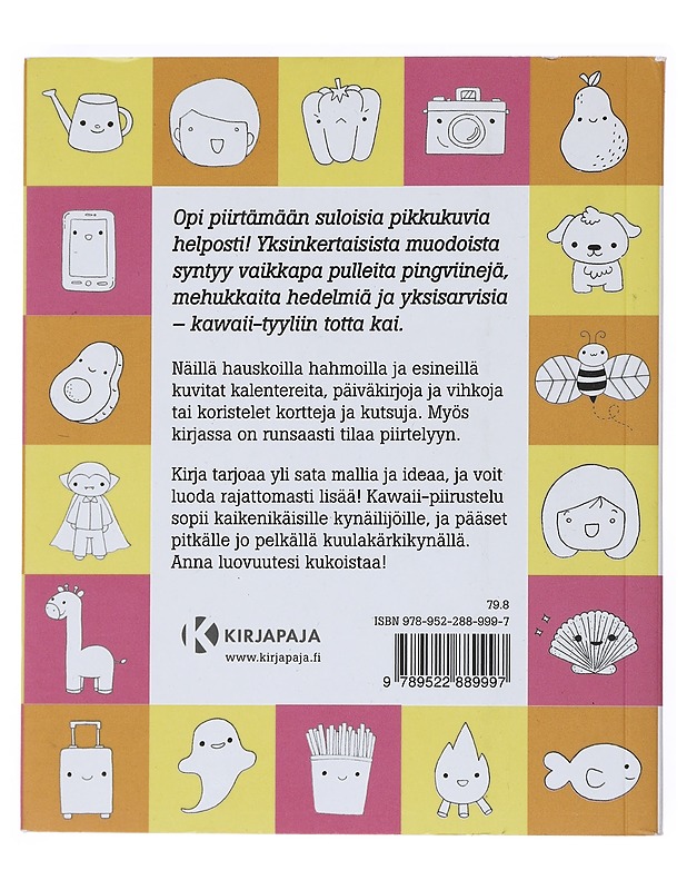 Kawaii - piirrä söpöä värityskirja - Sarah Alberto - Lastenkirjat - 10105518739 - 1