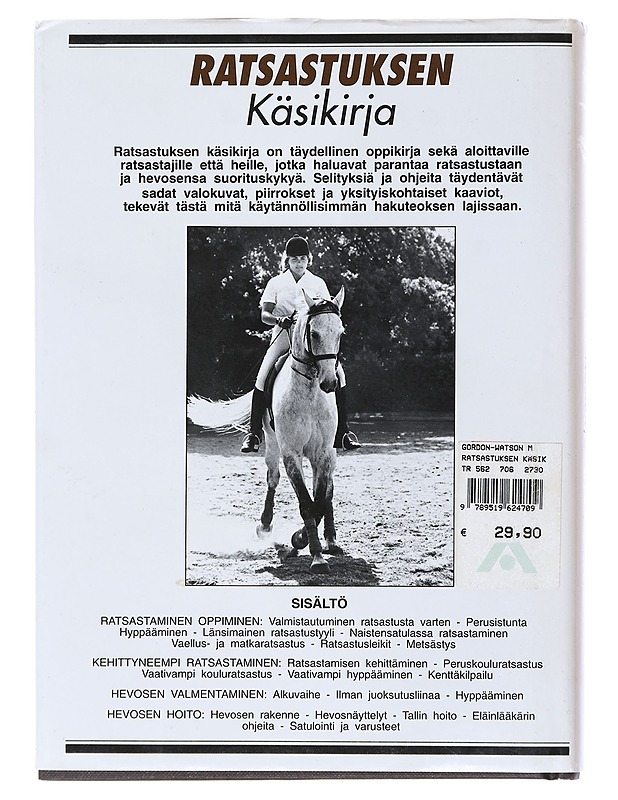 Ratsastuksen käsikirja - Gordon-Watson, Mary - Harrastekirjat - 10105518763 - 1