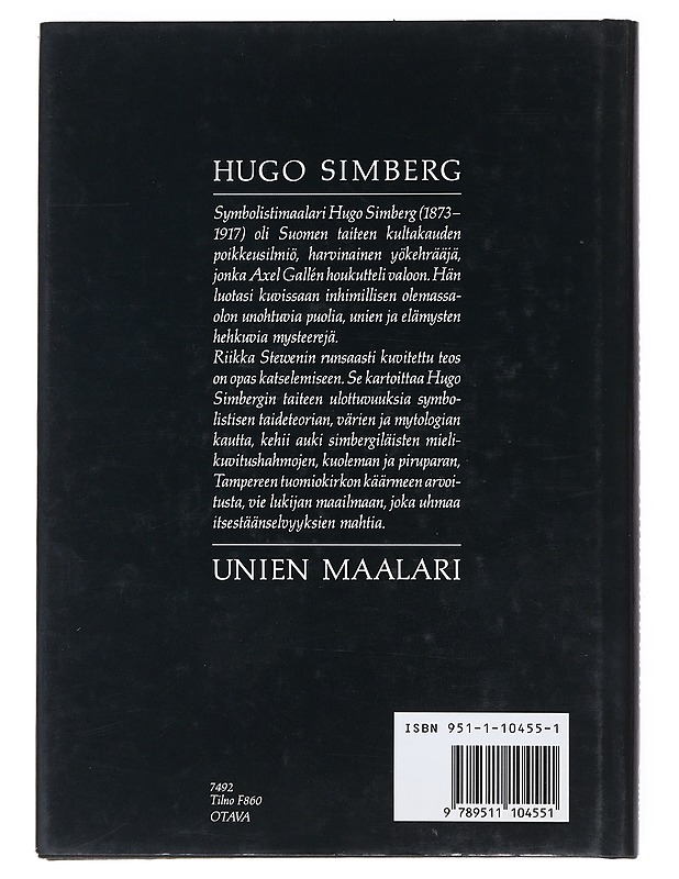 Hugo Simberg : unien maalari - Stewen, Riikka - Historiakirjat - 10105518776 - 1