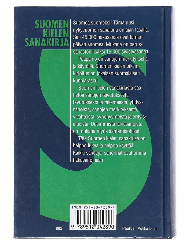 Suomea suomeksi : suomen kielen sanakirja - Nurmi, Timo - Tietokirjat ja oppaat - 10105518790 - 1