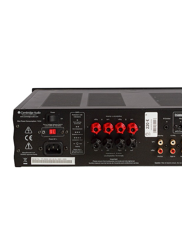 CAMBRIDGE AUDIO AZUR 640A V2 -vahvistin  - Audio - 10105518847 - 3