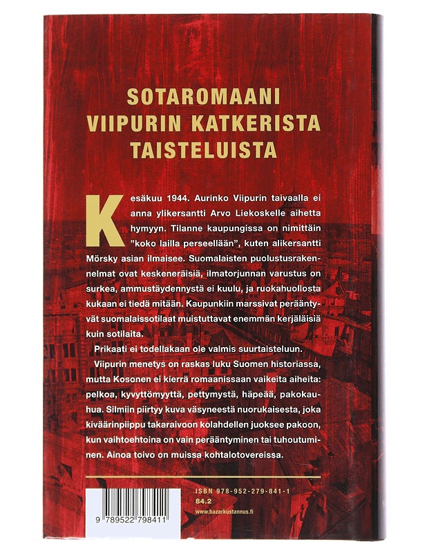 Viipurin menetys - Kristian Kosonen - Romaanit ja novellit - 10105518846 - 1