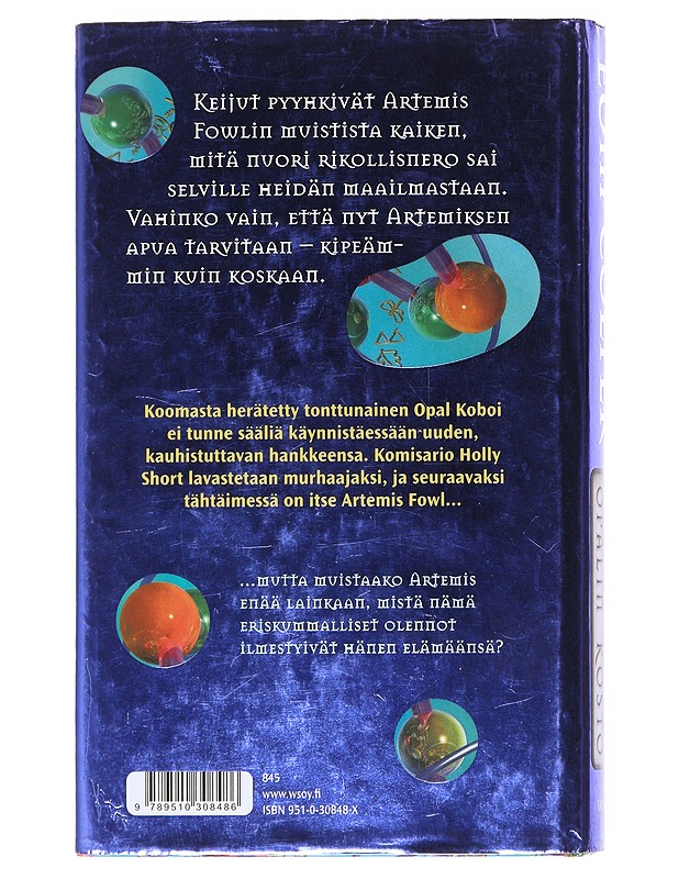 Artemis Fowl : Opalin kosto - Colfer, Eoin - Fantasia- ja scifi - 10105518863 - 1