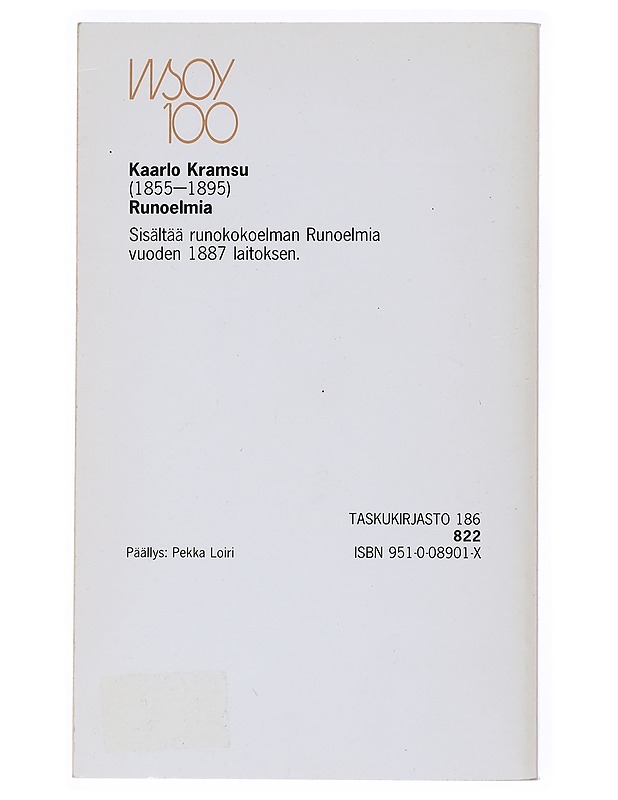 Runoelmia - Kramsu, Kaarlo - Romaanit ja novellit - 10105518884 - 1