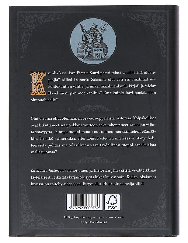 Kuohuvaa historiaa : tarinoita tuopin takaa - Rissanen, Mika - Elämäkerrat ja muistelmat - 10105518919 - 1