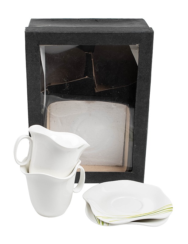 Teekupit ja asetit, 2 kpl  - Astiat - 10105518971 - 0