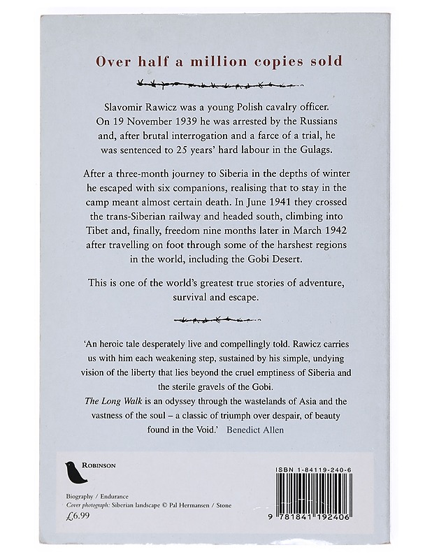 The Long Walk: The True Story of a Trek to Freedom - Rawicz, Slavomir - Elämäkerrat ja muistelmat - 10105518987 - 1
