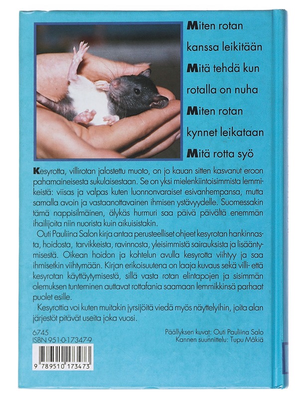 Kesyrotat : Hoito ja käyttäytyminen - Outi Pauliina Salo - Tietokirjat ja oppaat - 10105518993 - 1