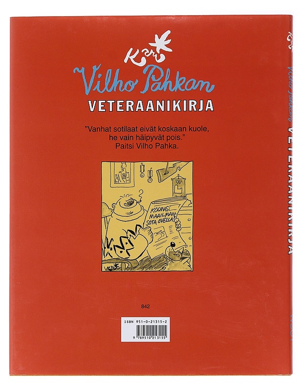 Vilho Pahkan veteraanikirja - Kari - Sarjakuvat - 10105519011 - 1