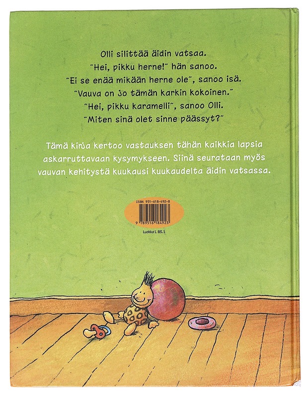 Vauveli kasvaa äidin vatsassa - Moost, Nele - Lastenkirjat - 10105519023 - 1