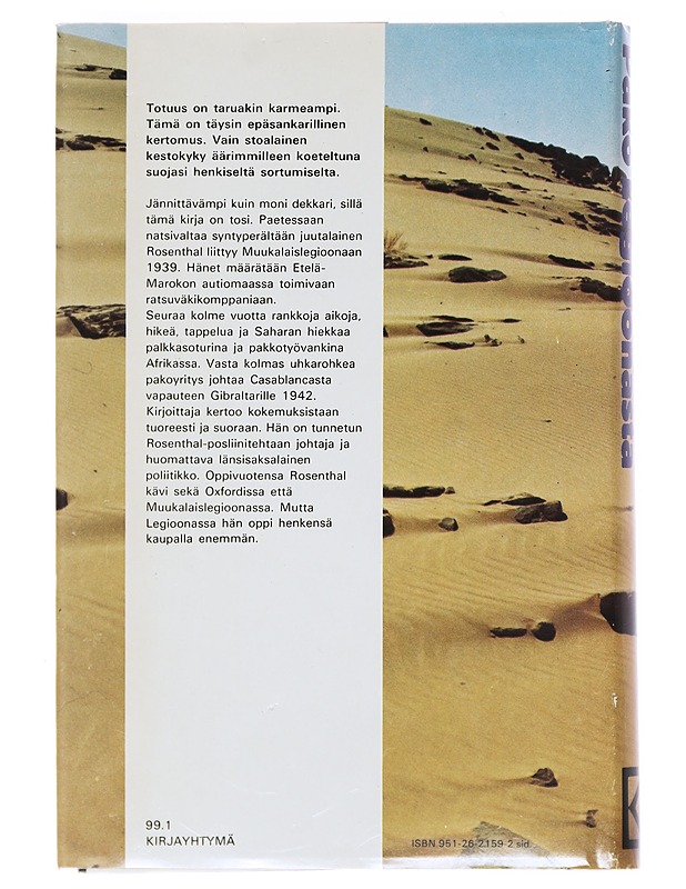 Pako Legioonasta - Rosenthal, Philip - Elämäkerrat ja muistelmat - 10105519028 - 1