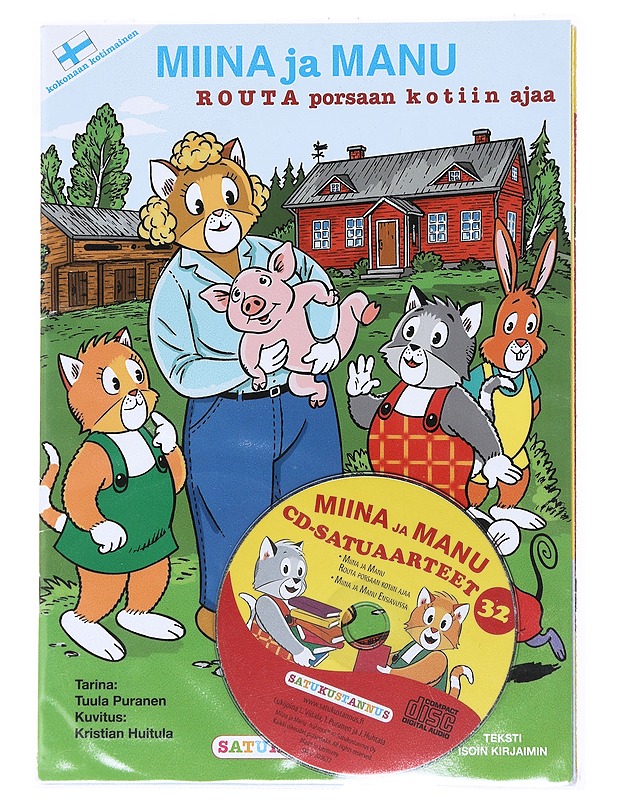 Miina ja Manu 1-4 - Puranen, Tuula - Lastenkirjat - 10105519052 - 0