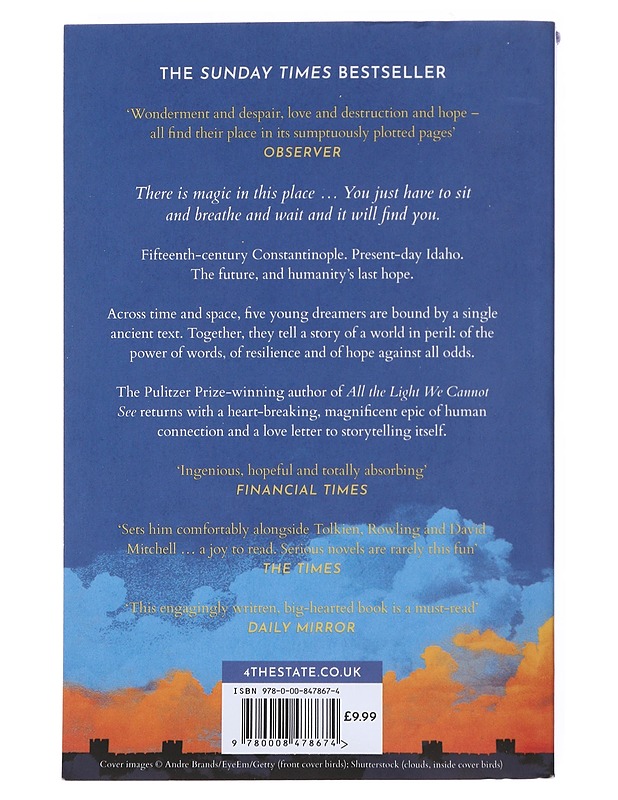 Cloud Cuckoo Land - Anthony Doerr - Fantasia- ja scifi - 10105519068 - 1
