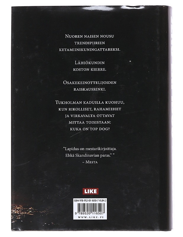 Top dog - Lapidus, Jens - Jännitys ja dekkarit - 10105519075 - 1