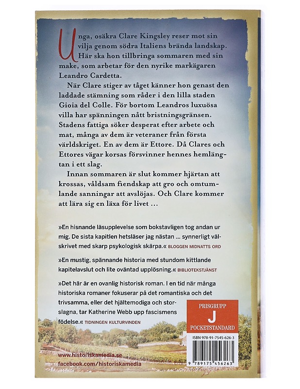 Italienska nätter - Webb, Katherine - Romaanit ja novellit - 10105519111 - 1