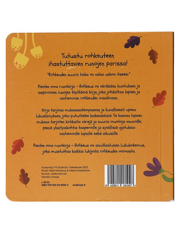 Rohkeus - Holmavuo, Heidi - Lastenkirjat - 10105519114 - 1