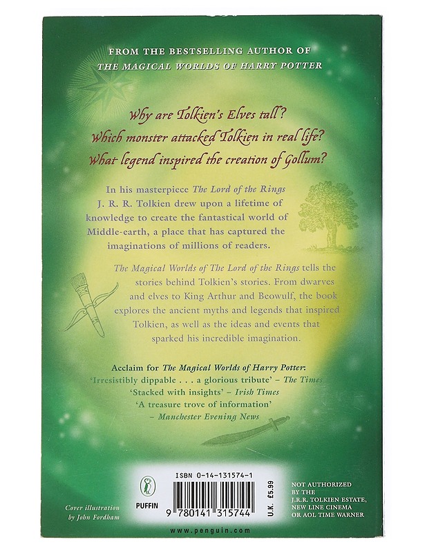 The Magical Worlds of the 'Lord of the Rings, A Treasury of Myths, Legends and Fascinating Facts - David Colbert - Fantasia- ja scifi - 10105519129 - 1