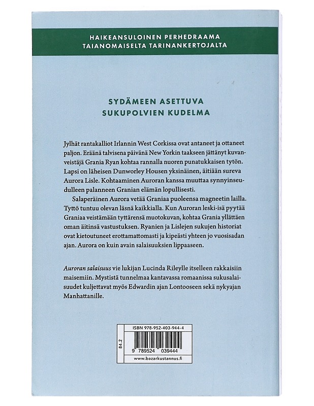 Auroran salaisuus - Riley, Lucinda - Romaanit ja novellit - 10105519137 - 1