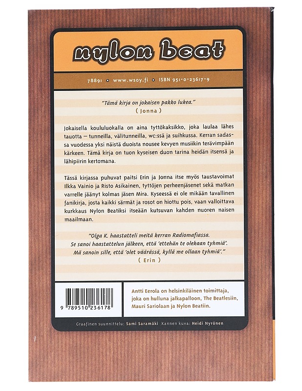 Nylon Beat - Eerola, Antti - Elämäkerrat ja muistelmat - 10105519150 - 1