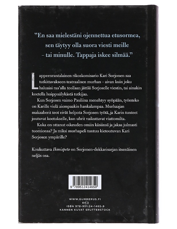 Sorjonen : Ihmispeto - J.M. Ilves - Jännitys ja dekkarit - 10105519160 - 1