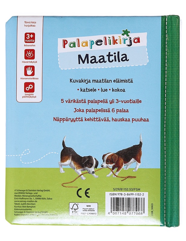 Palapelikirja : Maatila - Lastenkirjat - 10105519177 - 1
