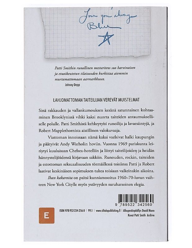 Ihan kakaroita - Smith, Patti - Elämäkerrat ja muistelmat - 10105519175 - 1