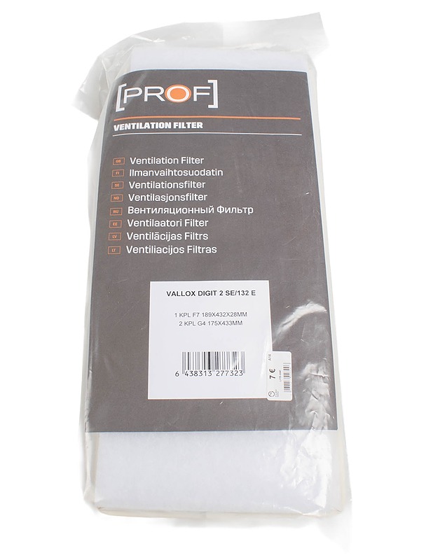 PROF ilmanvahtosuodatin - Rakennustarvikkeet - 10105519205 - 0