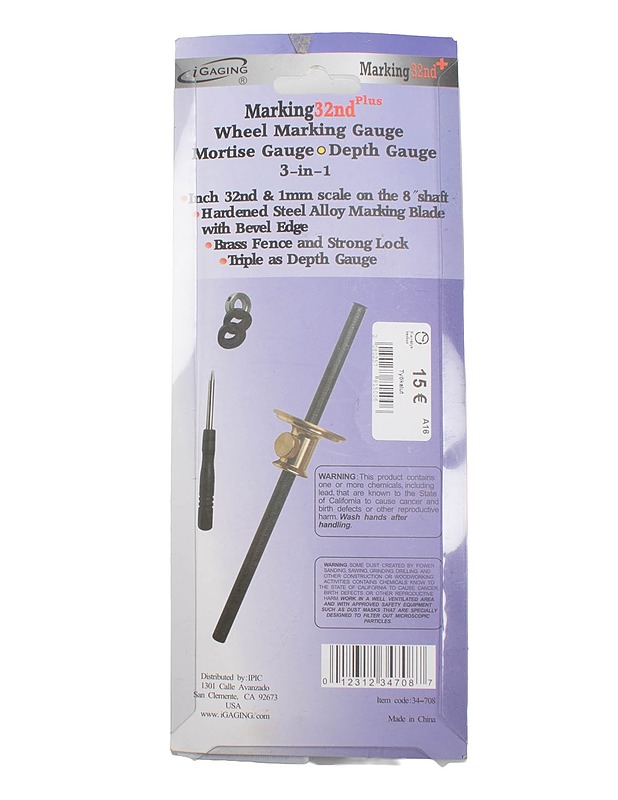 IGAGING Marking 32nd 3-in-1 merkintämitta - Rakennustarvikkeet - 10105519229 - 1