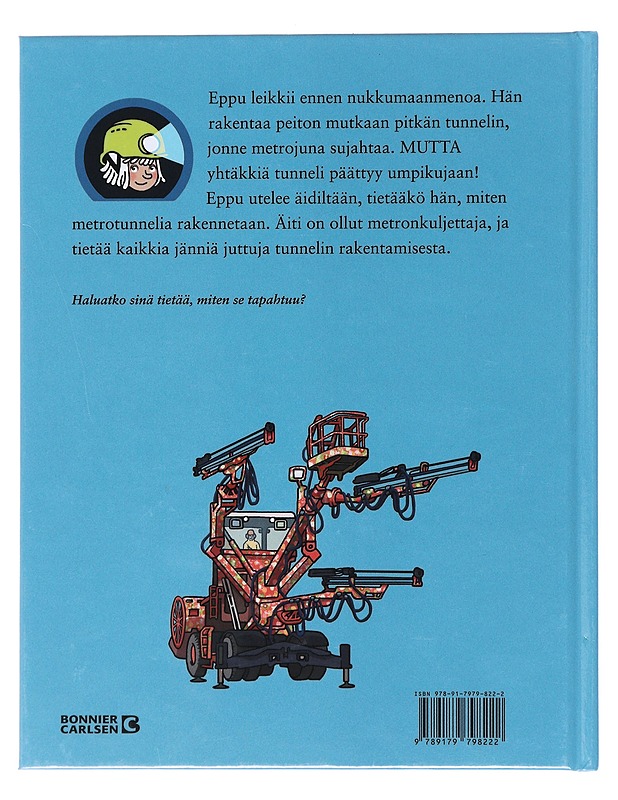 Eppu ja metrotunneli - Anderblad, Johan - Lastenkirjat - 10105519248 - 1