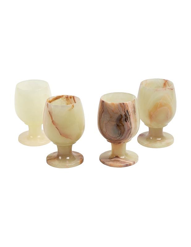 Luonnonkivi-pikarit, 4 kpl - Mukit ja kahvikupit - 10105519269 - 0