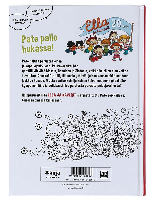 Paten jalkapallokirja - Parvela, Timo - Lastenkirjat - 10105519308 - 1