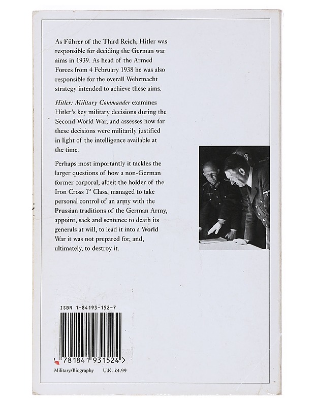 Hitler : Military Commander - Rupert Matthews - Historiakirjat - 10105519326 - 1