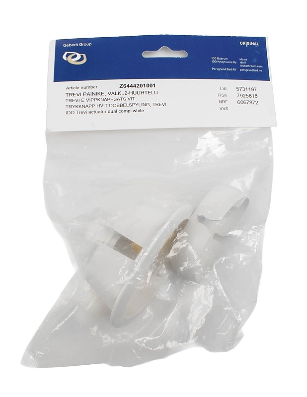 IDO Trevi 2 -huuhtelu painike - Rakennustarvikkeet - 10105519375 - 0
