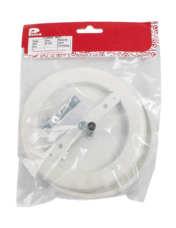 PISLA lautasventtiili - Rakennustarvikkeet - 10105519391 - 0