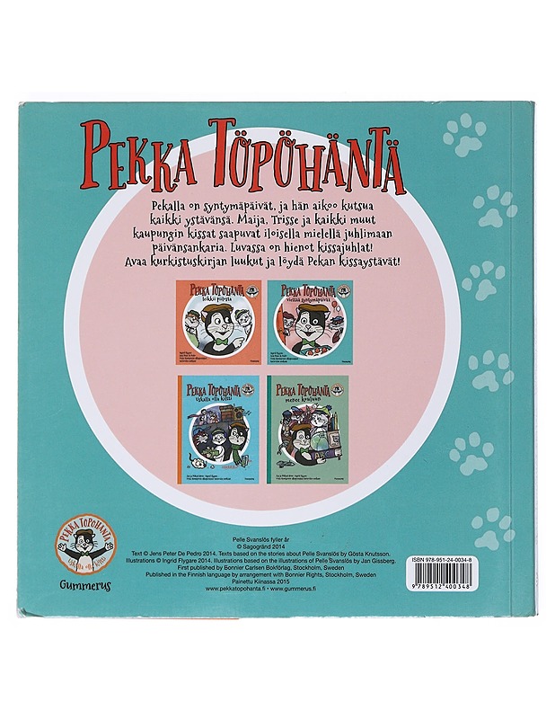 Pekka Töpöhäntä viettää syntymäpäivää - Flygare, Ingrid - Lastenkirjat - 10105519396 - 1